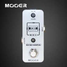 Эффект гитары педаль/Mooer Micro Looper наследует Мини Размер микро серии
