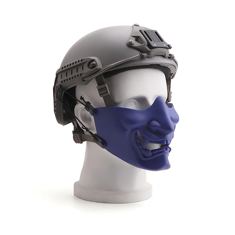 Новая наружная велосипедная полумаска страшная улыбающаяся Регулируемая(тактическая) форма призрака защита головной убор
