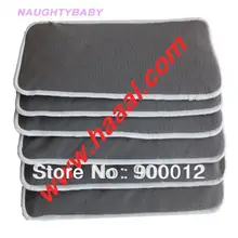 Непослушный Детские Уголь Из Бамбука 400 шт. 4 Слоя(2+ 2) Моющиеся Многоразовые Ребенка Ткань Пеленки подгузник Вставки