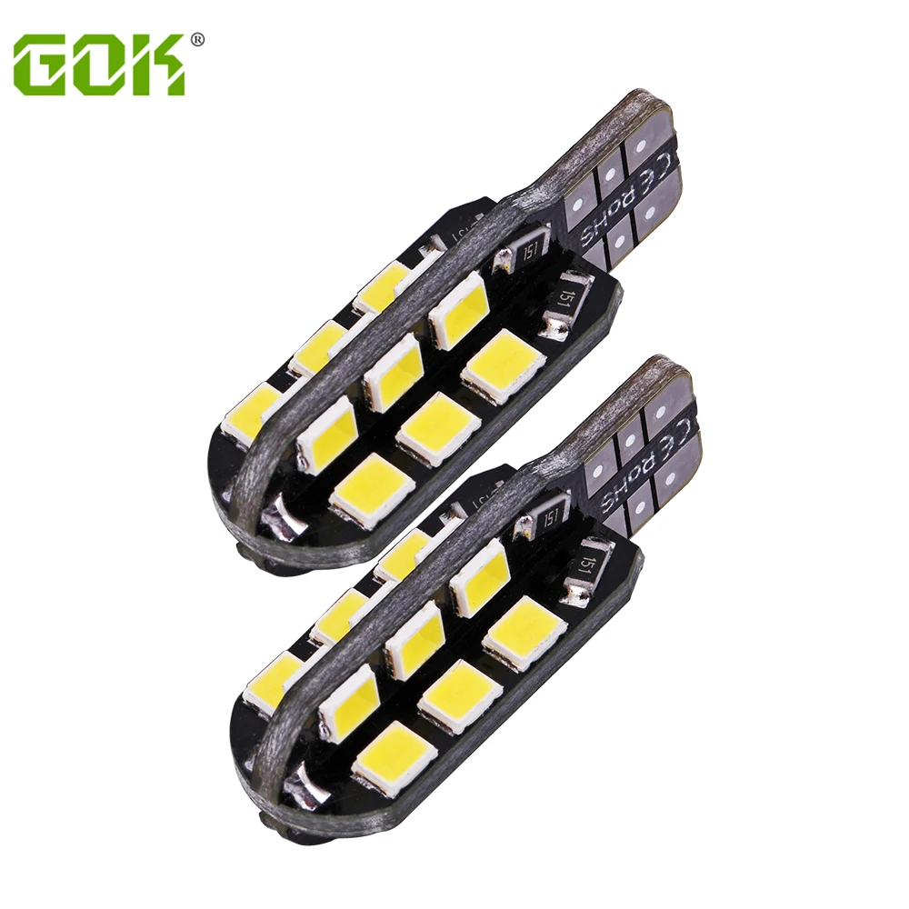 

100PCS/Lot T10 24smd led Canbus Free Error t10 24LED 2835 SMD car Lighting LED Bulbs For reading light 168 W5W t10 led light