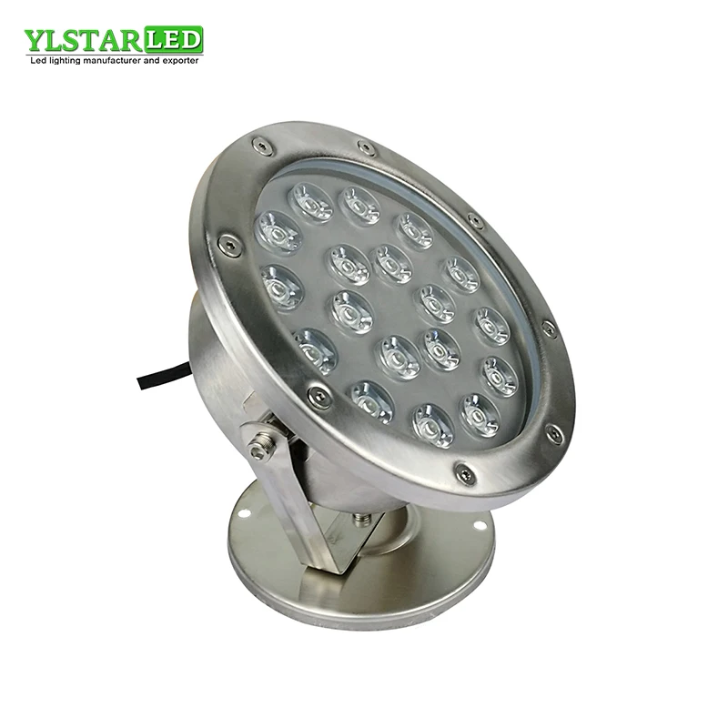 

YLSTAR Free shipping LED Underwater Light 18W AC/DC12V Swimming Pool Light IP68 Underwater Lamp Pond Light Landscape Lamp