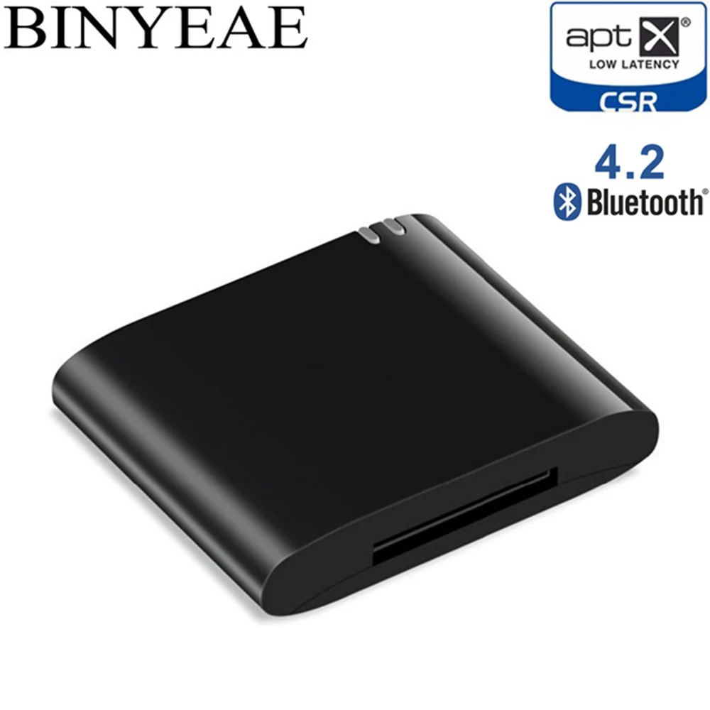 Bluetooth 4,2 Aptx низкая задержка A2DP 30 Pin стерео аудио адаптер музыкальный приемник для Philips DS1200 DS3000 DS3510 30pin динамик