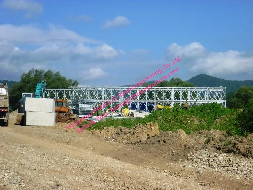 

Prefabricated Steel Bailey Bridge Modular Designed Temporary Emergency Mabey Panel Bridges Galvanized