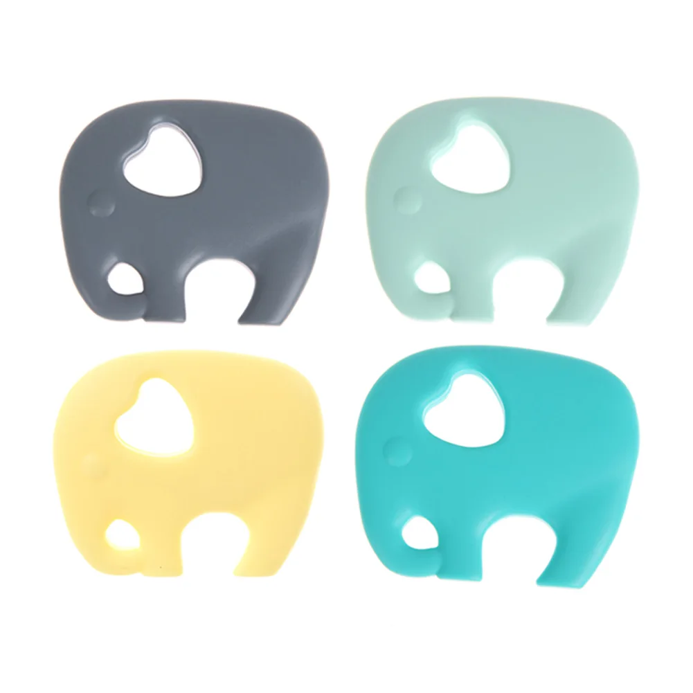 Silicone Elephant font b Baby b font Teether Infant Chewable Teething Toy Safe font b Baby