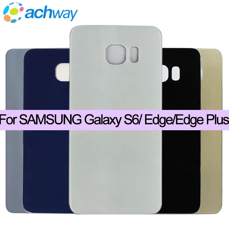 Стеклянный чехол для SAMSUNG Galaxy S6 задняя крышка G920 аккумулятора G925 G928 корпус Edge + S6Edge