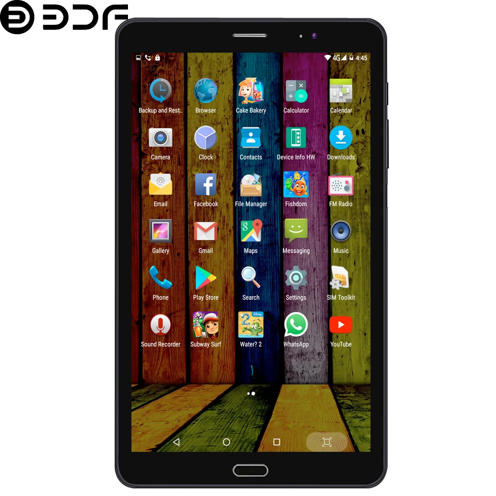 Kaufen BDF Tablet 8 Zoll 2.5D Bildschirm Android 7.0 Tablet Pc 4 GB 64 GB 4G LTE Telefon Tablet Dual SIM Karte 1920*1200 IPS Pc Tablet 7 8 9 10