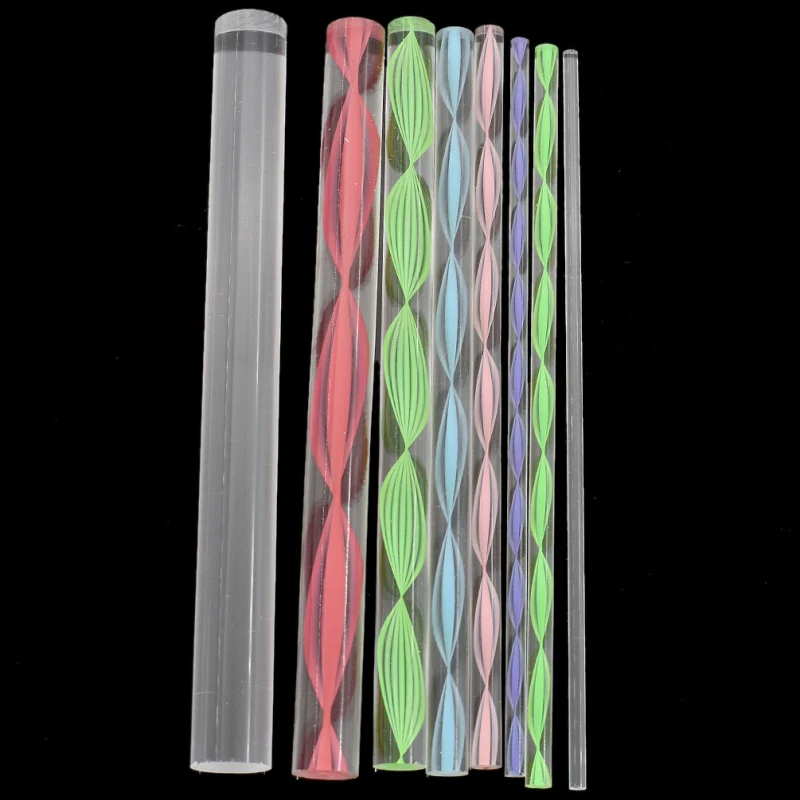 

She Love Colorful Acrylic Stick Rod Clay Tools Polymer Clay Pottery Ceramic Sculpting Carving Modeling Art Craft Set Tool