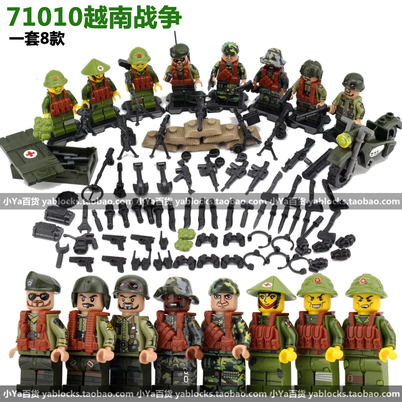 

New Legoing Military Minifigure Japanese German Army Soldier ww2 Mini Figures Sences Bricks Building Blocks Toys for Kids Gift