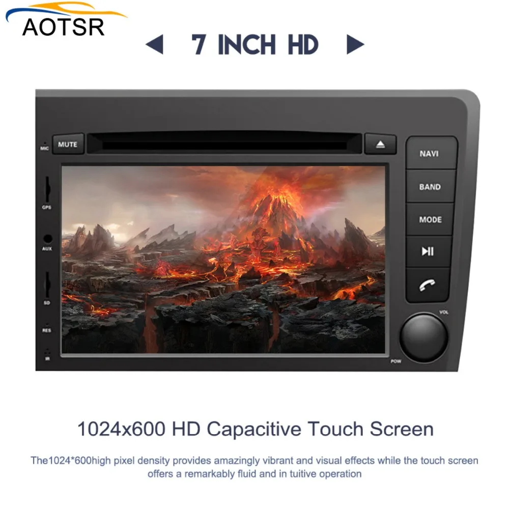Android 7 1 автомобильный dvd мультимедийный плеер головное устройство для Volvo S60 V70 XC70