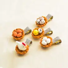 Новое поступление мультфильм Ассорти Kawaii заколки для волос, волосы веревки Смолы Мультфильм Чик для маленьких детей украшение для волос, для девочки курятник мультфильм