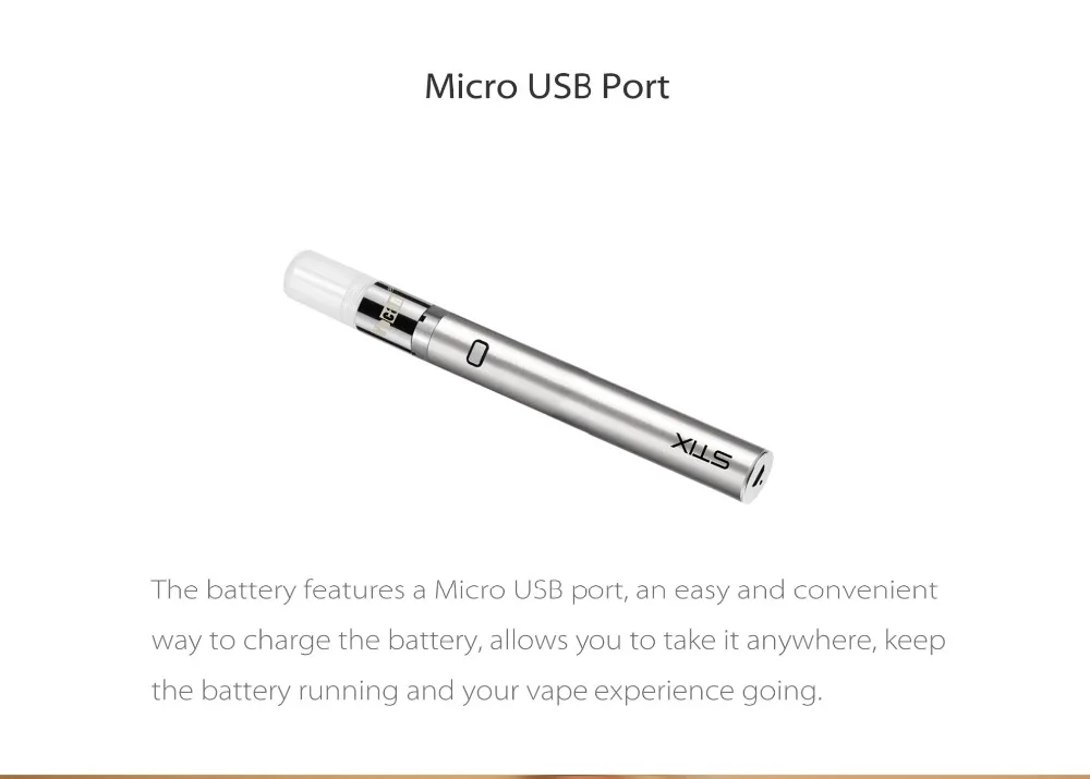 Оригинал Yocan Стикс комплект 320 мАч Батарея встроенный Портативный Mini e-сигареты Vape испаритель