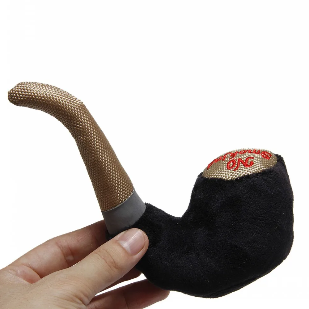 Smoking Pipe Новая собака жевательная игрушка плюшевая игрушка домашнего питомца Интерактивная большой размер Животное Динозавр собака, обучающая игрушка для маленьких собак домашних животных кошка забавная игрушка - Цвет: Smoking Pipe