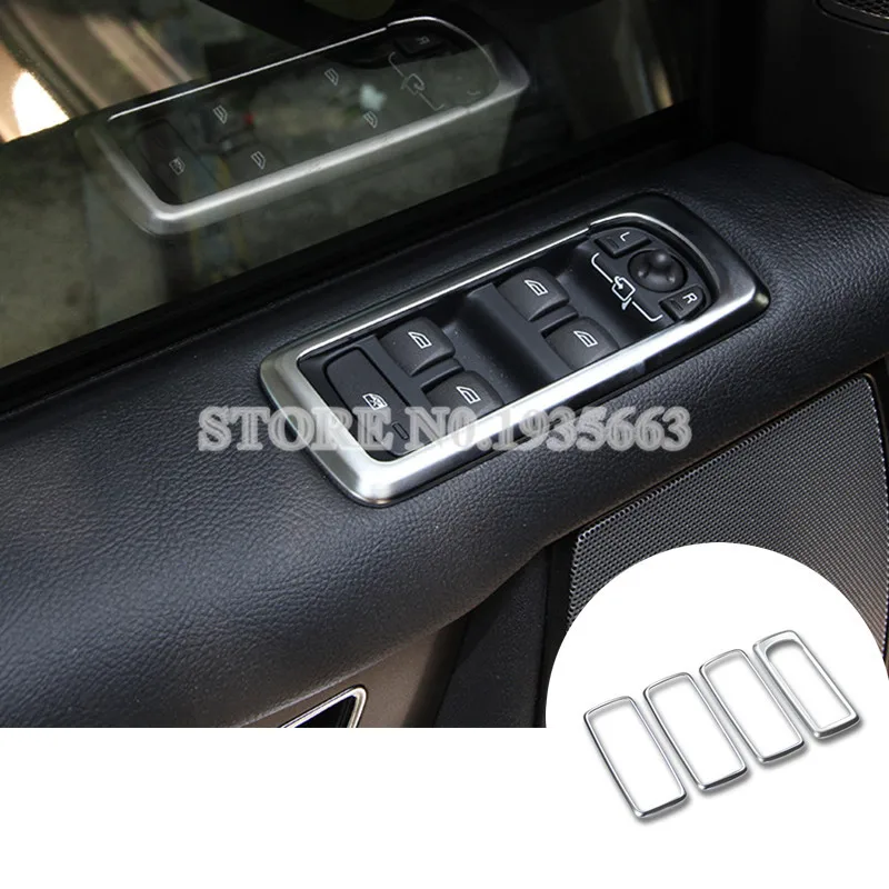 

For Land Rover Range Rover Sport Inner Car Door Window Switch Cover 2010-2013 4pcs