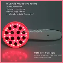 Мини радиочастотный био Синий Красный Фотон EMS микротоковая поверхность лифт и тело устройство для похудения