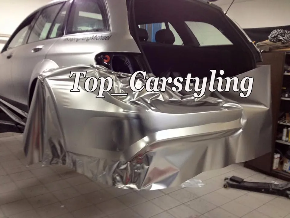 bronze silver matte chrome bronze car wrapping film with air bubble free luxury wrap foil (12)