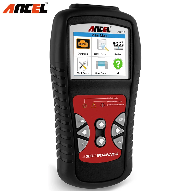 

Best OBD2 Car Diagnostic Scanner ANCEL AD510 Read Clear DTCs ODB2 Auto Diagnostic Scanner for Car Free Update ODB2 in Russian