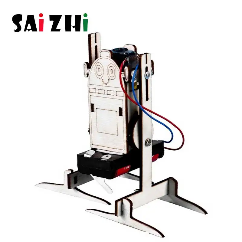 

Saizhi DIY Electric Assemble Walking Robot Kit Educational Toy Intelligence STEM Science Experiments Toys Invention