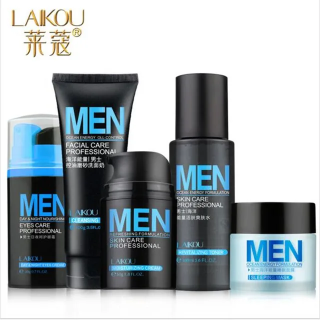 Men skin care set Face Cream eye cream Serum Skin Care Whitening Acne