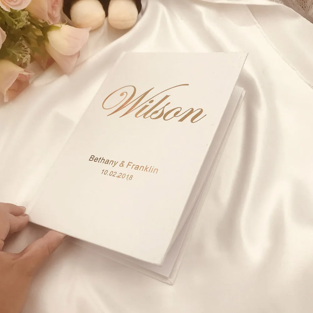 Personalized Gold Wedding Guest Book Alternative Rustic GuestBook A5size Custom Gift for Couple Rustic Wedding Guestbook  Couple4