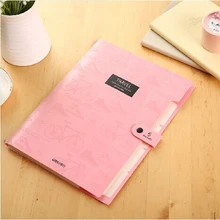 1 шт. Фирменная Новинка Водонепроницаемая книга A4 Бумага Складная Сумка для документов типа «гармошка» Стиль дизайн документ прямоугольник офис дом школа три цвета