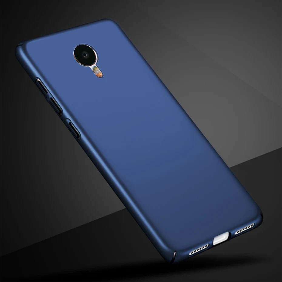 Противоударный чехол для Meizu M3 Note полный Чехол Жесткий Бампер Защитный чехол для телефона Матовый ПК для Meizu M3 Note 3 Coque Shell Funda - Цвет: Royal Blue