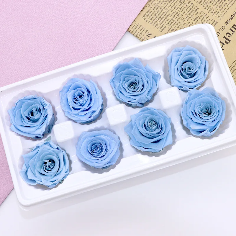 JAROWN Dry Eternal Rose Flower Head Handmade Dried Flowers DIY Bouquet Decoration Wedding Gift Box Fitting Home Decor Flores (9)