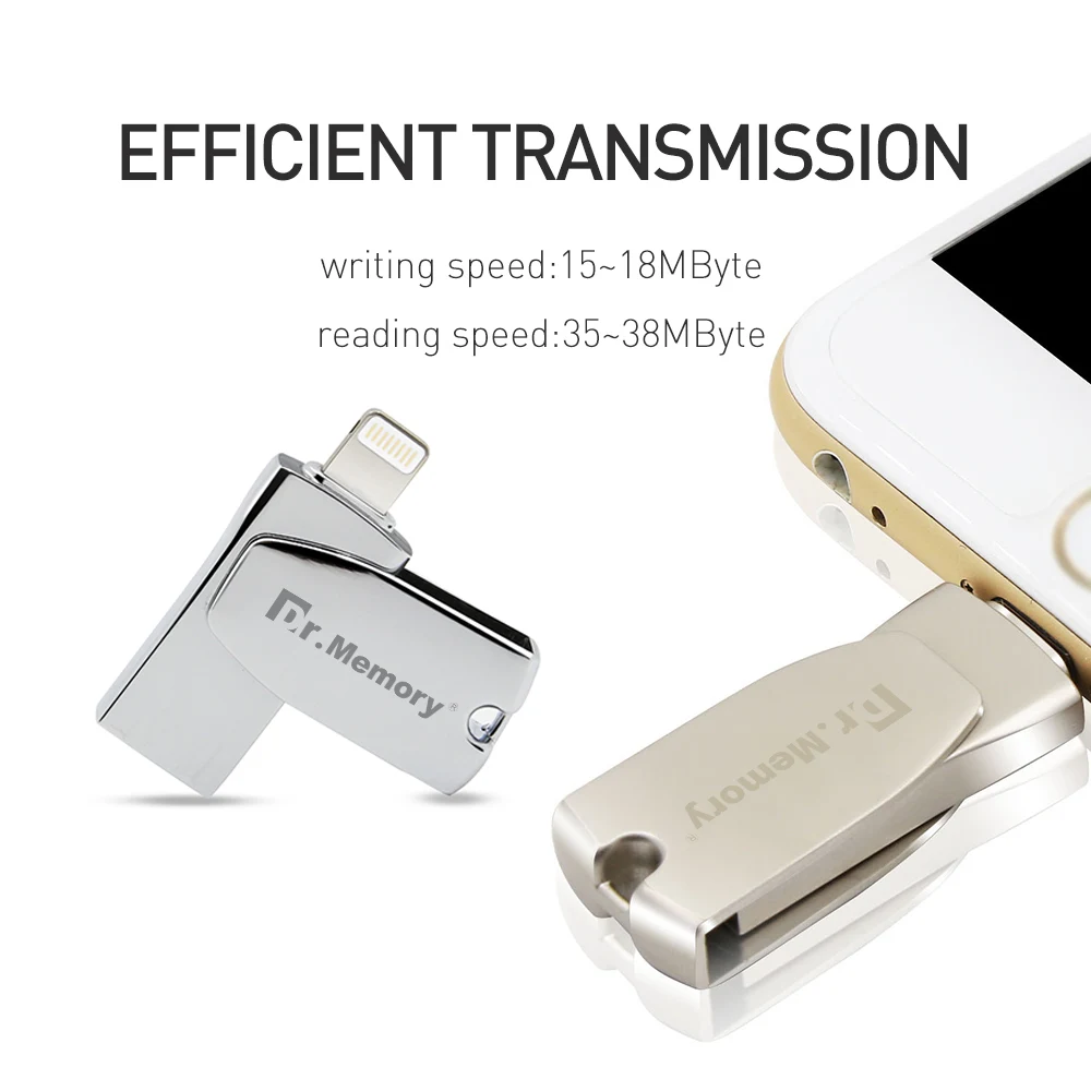 Мини Металлические OTG USB флэш накопители 32 ГБ для планшета IOS накопитель 64 Iphone 6s 7 8