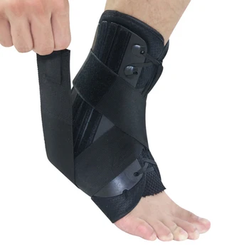 

Achilles Tendon Adjustable Sport Pad Lace Up Support Stabilizer Pain Injury Elastic Guard Running Ankle Brace Safety