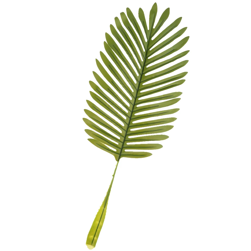 5pcs Artificial Coconut Tree Leaves Faux Silk Cloth Foliage Large Artificial Monstera Branch for Home Garden Yard Decor Props