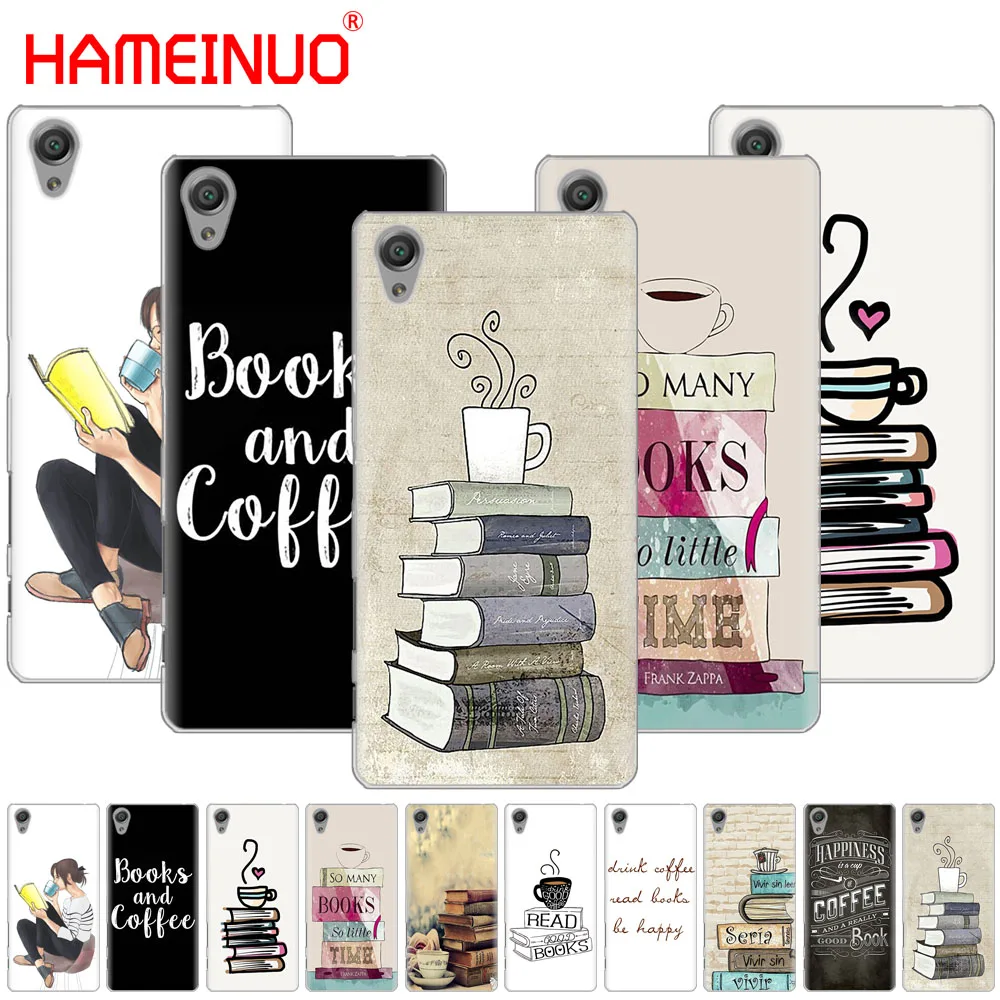 

HAMEINUO Books And Coffee Inverted Mck Print Cover phone Case for sony xperia z2 z3 z4 z5 mini plus aqua M4 M5 E4 E5 E6 C4 C5