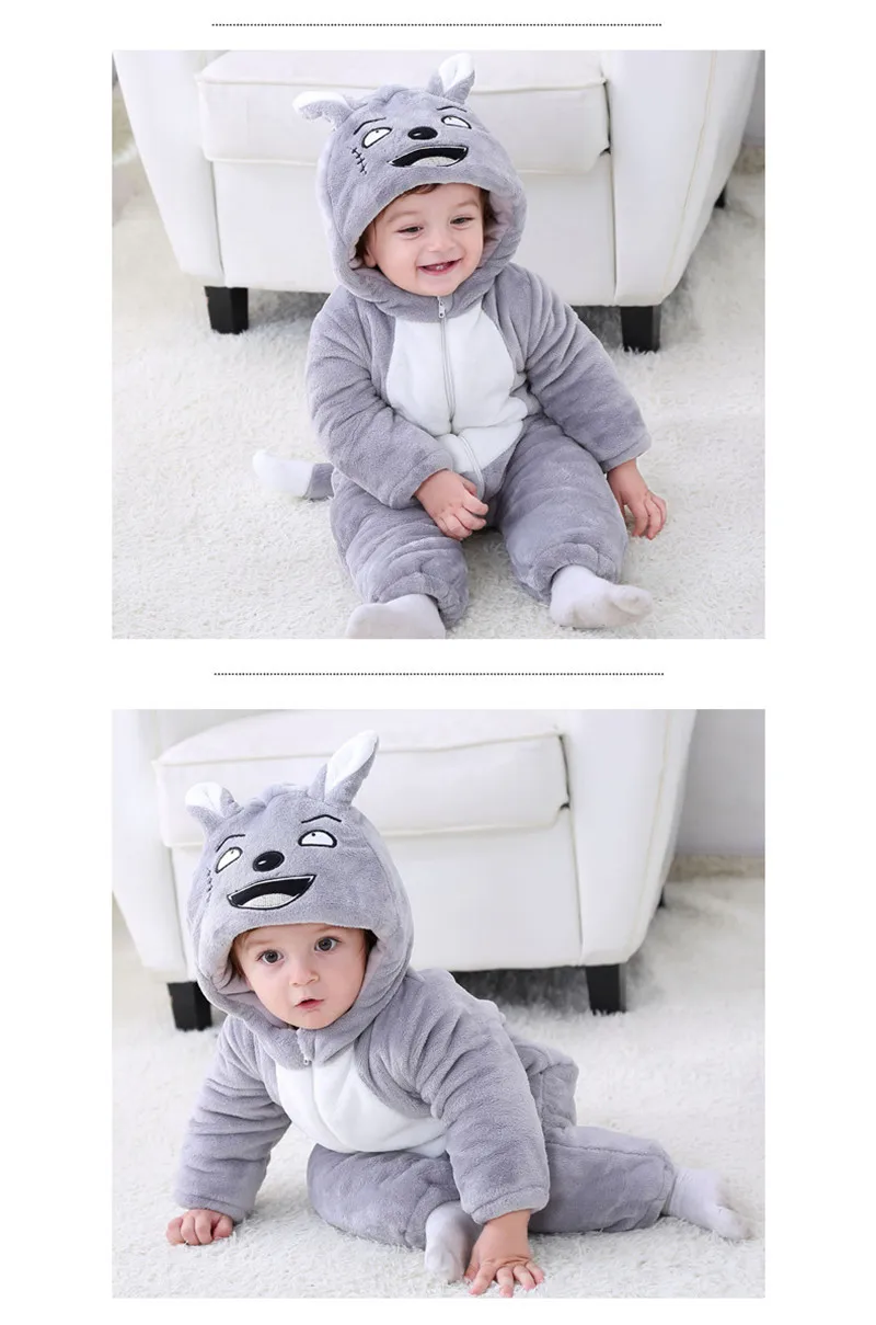 Brand New Baby Rompers Winter Thick  Baby Boy Girls Outdoor Wear Clothes Cotton Baby Romper Long Sleeve Newbore Rompers Hat 15