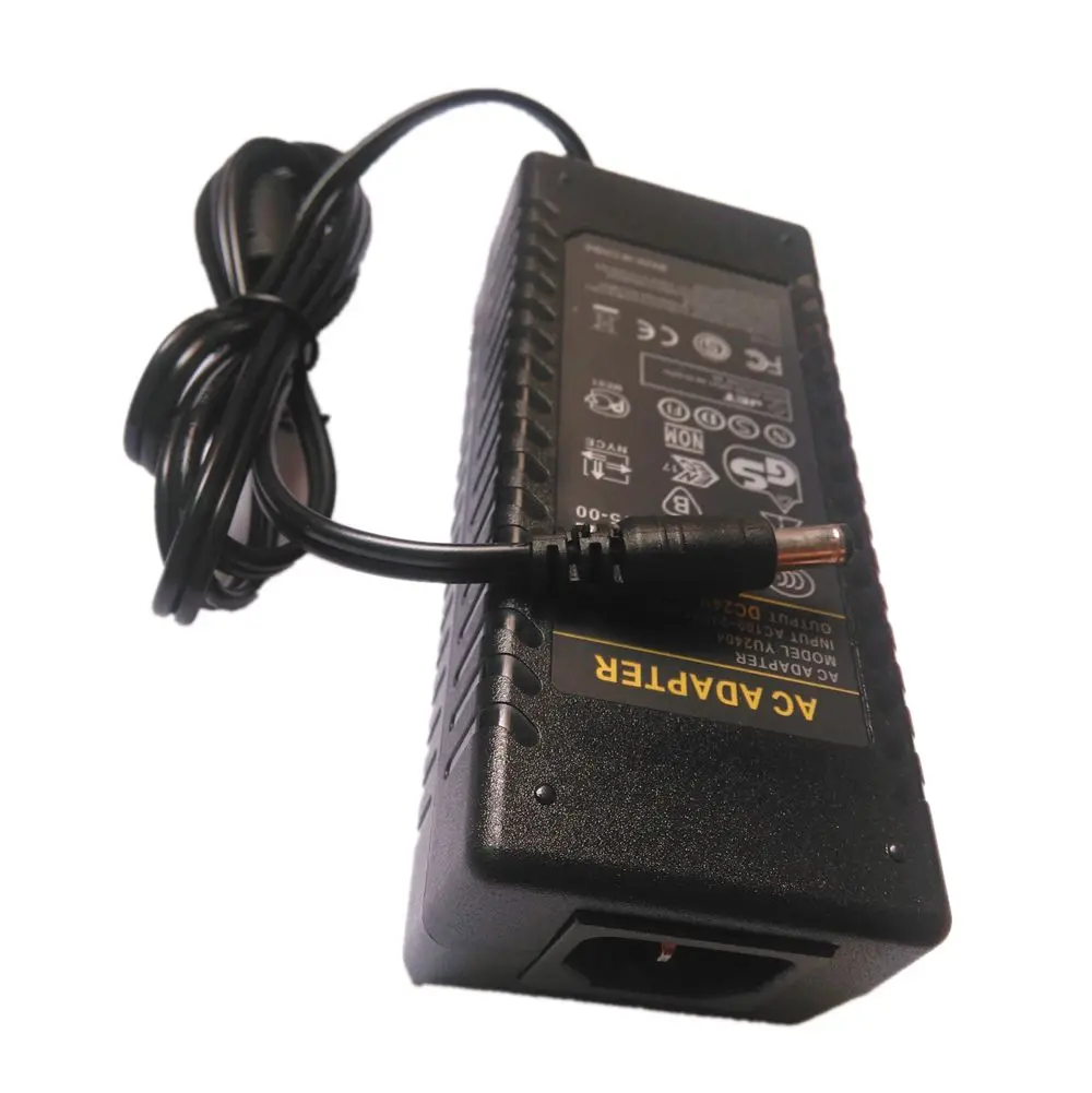 52V 1.25A AC DC адаптер зарядное устройство для CCTV монитор POE импульсный источник питания 52V 1.25A DC 5,5*2,5/2,1 мм