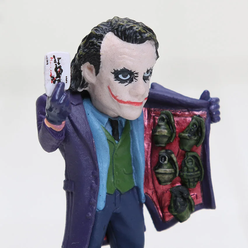 5pcs/set The Dark Knight The Joker Car Mini PVC Figures Decoration Car Ornaments Interior Dashboard