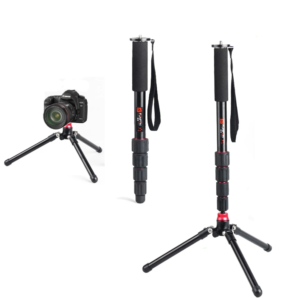 2 In 1 Aluminium Camera Monopod Statief Stand Walk Stick Stabilizer Voor Canon Nikon Sony Dslr|tripod stand|tripod walkstand for AliExpress