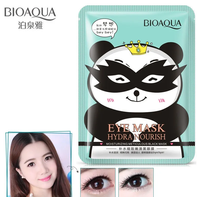 

BIOAQUA Black eye mask Hydrating meticulous smooth Fade Dark Circle Eye Bag Anti-Wrinkles Moist Brighten Eye Care