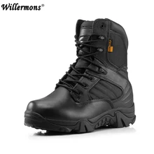 Invierno hombres Del Ejército Militar Táctica de Combate Del Desierto Al Aire Libre Botas A Media pierna de Los Hombres de Nieve Botas Tácticas Botas Hombre Zapats