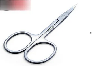 

by ems or dhl 2000pcs Handles Curved Eyebrow Scissors Makeup Tool