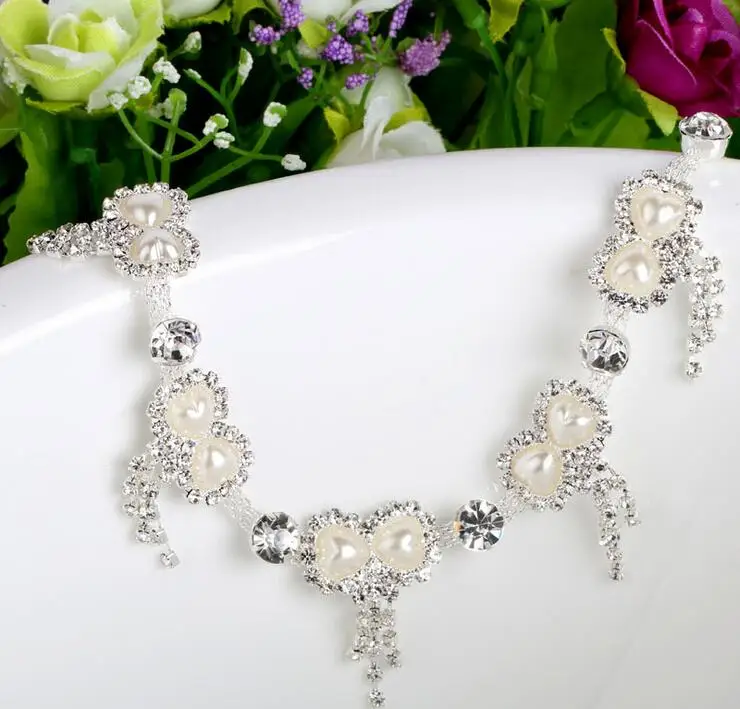 

Free Shipping 5 yards Crystal Rhinestone Trim, Rhinestone Applique, Bridal Applique,Wedding Applique,Rhinestone Chain TONG100