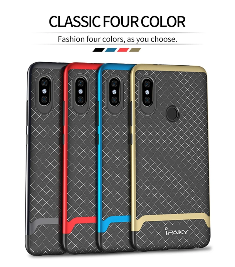 For Xiaomi Redmi Note 5 Pro Case iPaky Original Hybrid Hard PC Frame+Soft Silicone Back Phone Cases for Redmi Note5 Pro Cover (8)