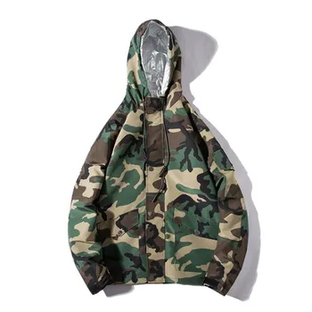 

Jacket Men Windbreaker 2019 New Spring Autumn Fashion Military Tactical Jacket Mens Hooded Casual Jackets Male Camouflage Jacket