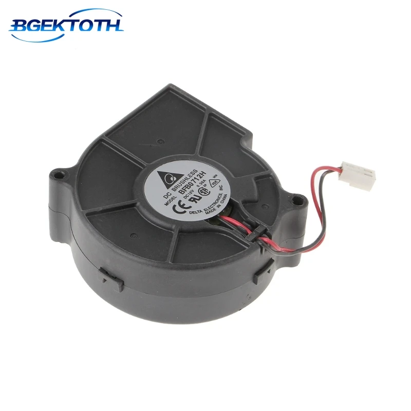 

High Quality BFB0712H 7530 DC 12V 0.36A Ball Bearing Projector Blower Centrifugal Cooling Fan Feb6