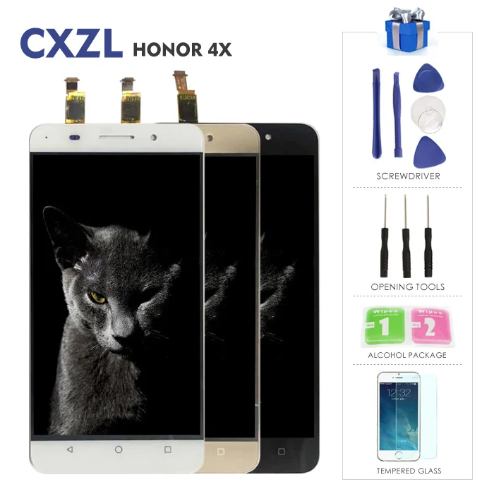 

Cxzl LCD For Huawei Honor 4x & Che2-L11 display 5,0 pulgadas For Huawei Honor 4x & Che2-L11 LCD pantalla