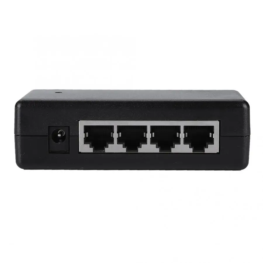 4 Порты и разъёмы PoE инжектор 4CH Мощность адаптера Ethernet блок питания поставить DC9V