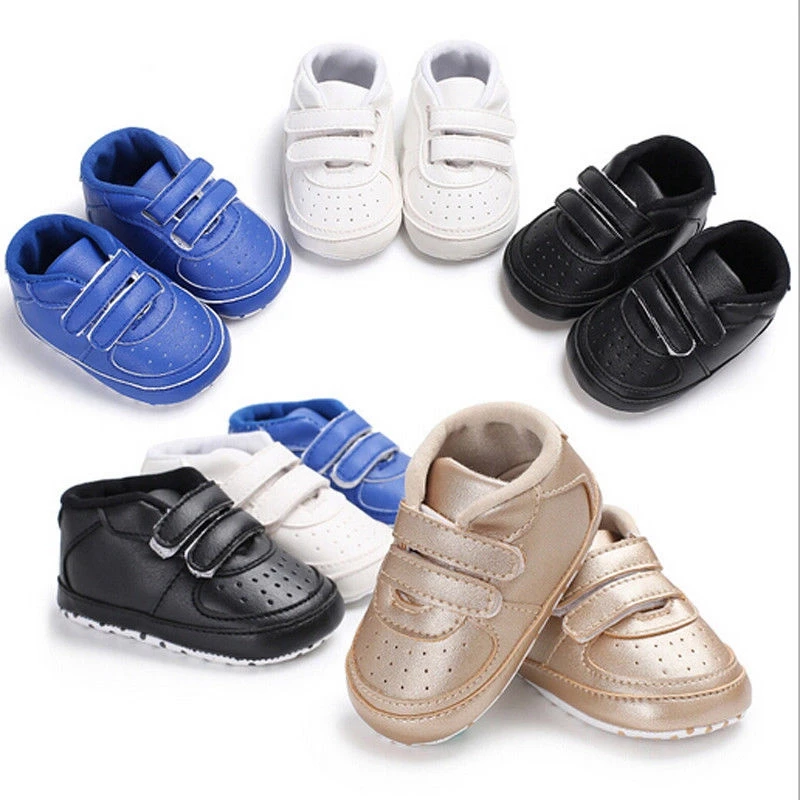 

New Style Newborn Baby Shoes Girl Boy Soft Sole Crib Prewalker Toddler Children Anti-Slip Sneaker