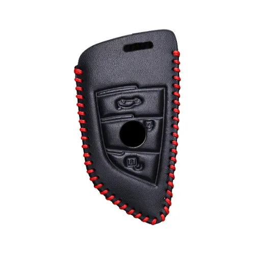KUKAKEY натуральная кожа автомобиля ключ чехол для ключей для BMW X6 F15 X4 X5 X6 540 740 750 на возраст 1, 2, 5 218i X1 F48 X5 корпус дистанционного ключа сумка