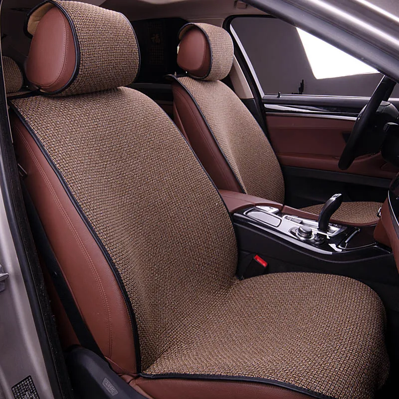 Льняной чехол на сиденье Yuzhe для Mitsubishi Lancer Outlander Pajero Eclipse Zinger Verada asx I200