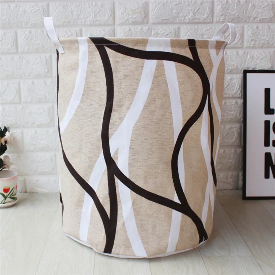 2019 جديد سلة الغسيل 1 قطعة ورقة للماء الغسيل الملابس سلال الغسيل سلة التخزين للطي سلات تخزين 0315 #30