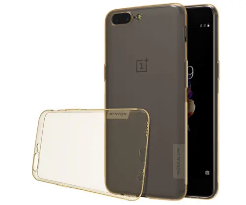 Коричневый Чехол для телефона для Oneplus 5 A5000 чехол тонкий кристально чистый защитный силиконовый из ТПУ чехол для Oneplus5 one plus 5 чехол для телефона - Цвет: Коричневый