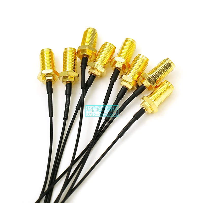 용접형 SMA 피그테일 커넥터 안테나 RF-SMA 점퍼 암, WIFI GSM GPS RG1.13 케이블, 15cm