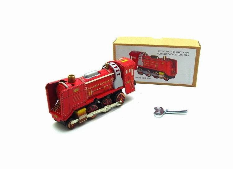 toy train in a tin
